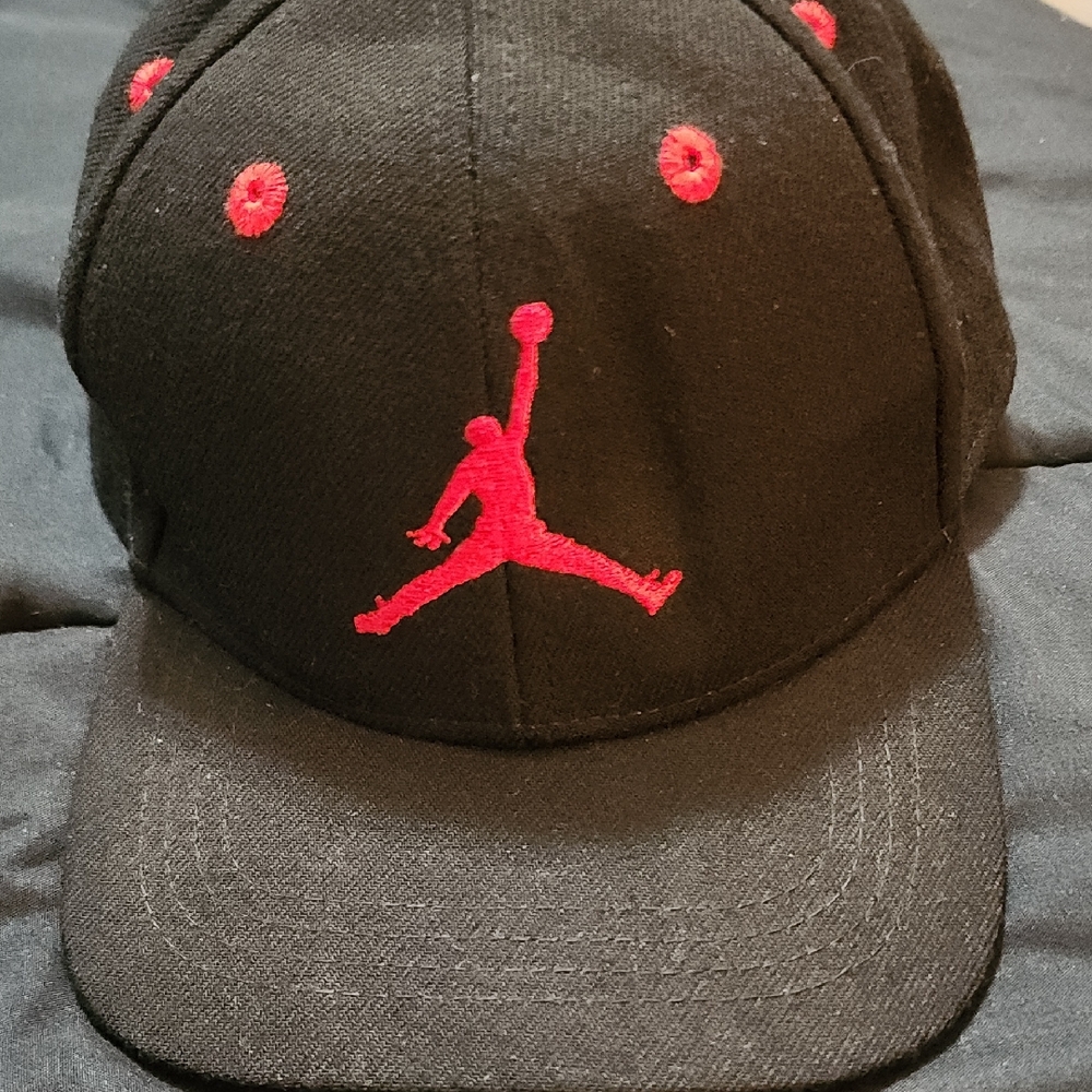 Jump Black and Red Kids Cap